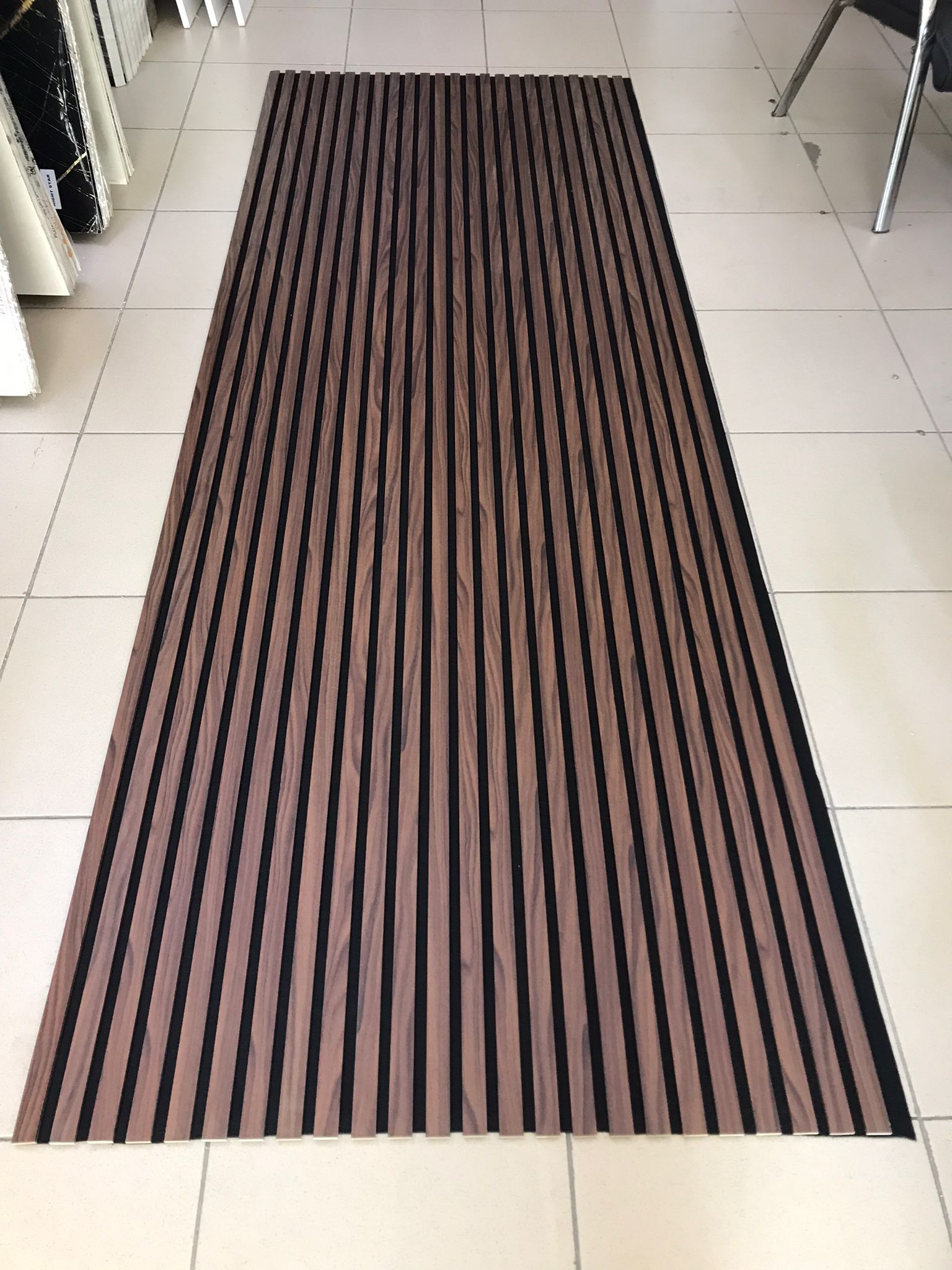 PVC Kaplı Akustik Panel Anadolu Ceviz 275x100cm