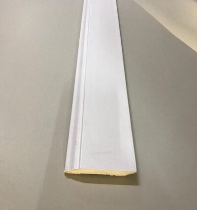 Boyanabilir Beyaz Süpürgelik 10cm