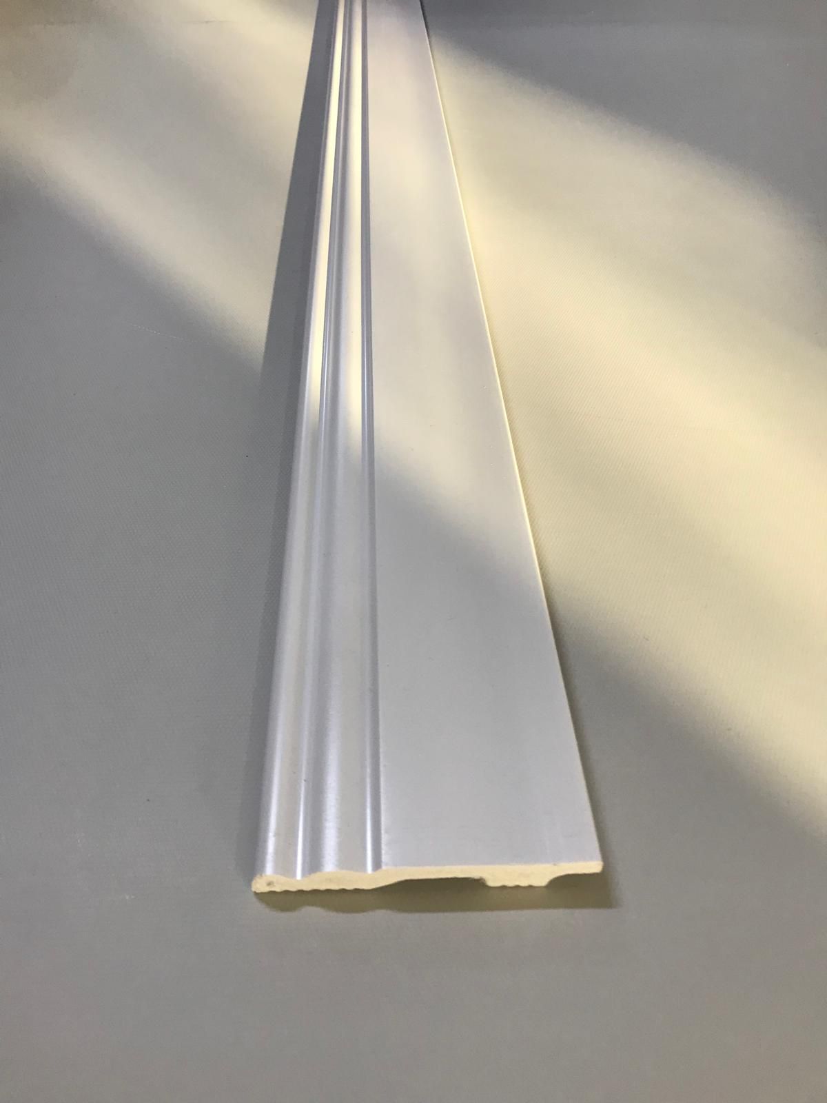 Boyanabilir Beyaz Süpürgelik 12cm