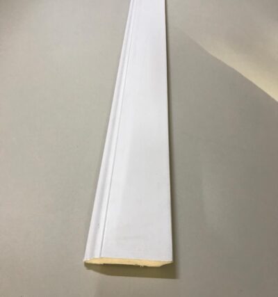 Boyanabilir Beyaz Süpürgelik 8cm