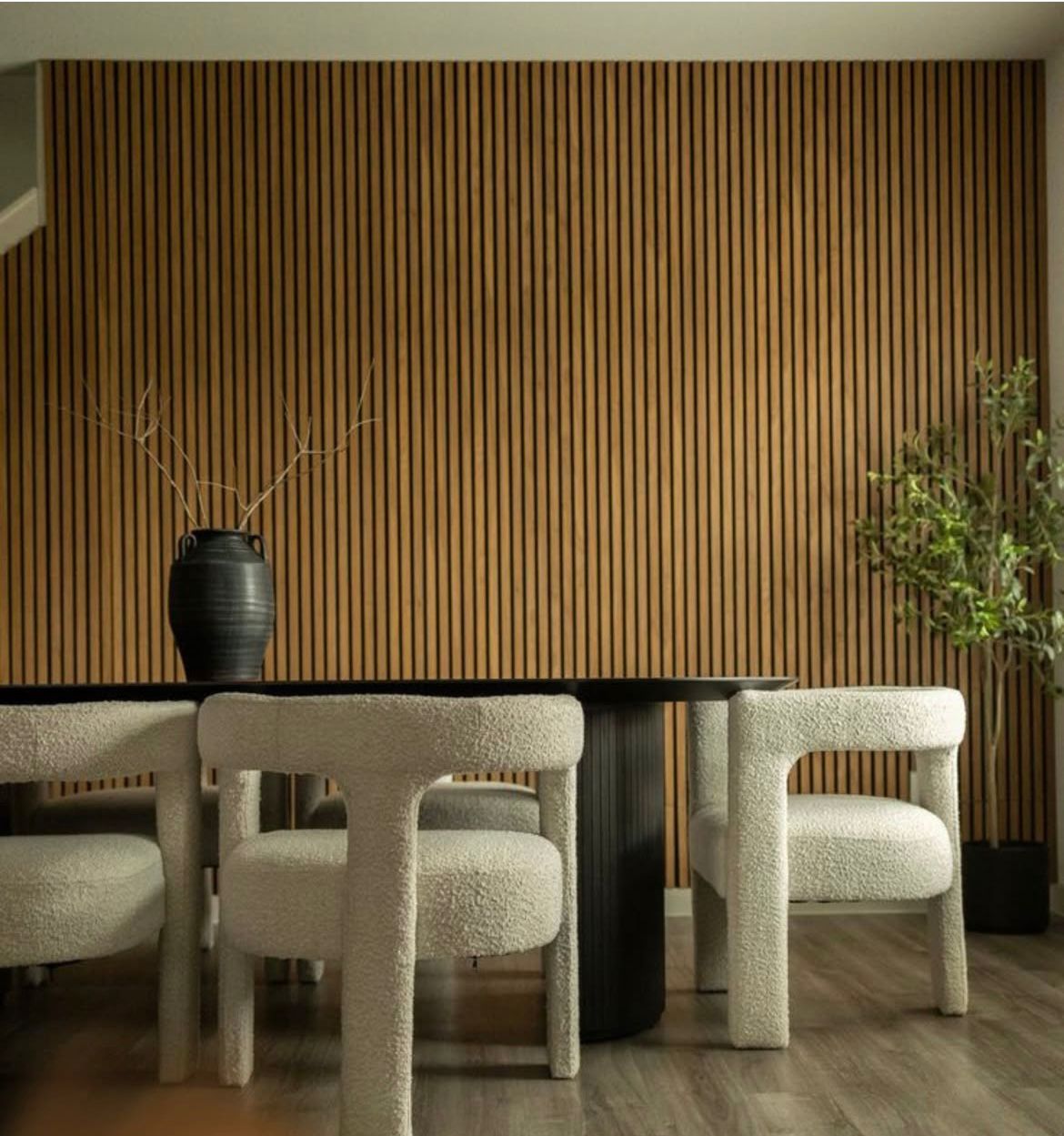 PVC Kaplı Akustik Panel Antrasit 275x100cm - Görsel 4