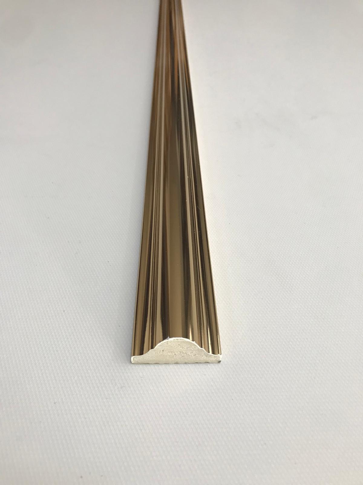 İnox Gold Duvar Çıtası-4cm